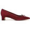 imageSam Edelman Womens Rinda Suede Ballet HeelsFrench Merlot