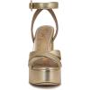 imageSam Edelman Womens Savannah Platform HeelsAmber Gold