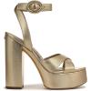 imageSam Edelman Womens Savannah Platform HeelsAmber Gold