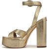 imageSam Edelman Womens Savannah Platform HeelsAmber Gold