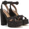 imageSam Edelman Womens Savannah Platform HeelsBrown Leopard Glitz Multi