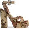 imageSam Edelman Womens Savannah Platform HeelsNatural Floral Multi Crystal