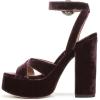 imageSam Edelman Womens Savannah Platform HeelsParisian Plum Crystal