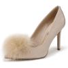 imageSam Edelman Womens Hazel Plush PumpHoney Sand
