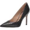 imageSam Edelman Womens Hazel Pointed Toe PumpBlack Crocodile Leather