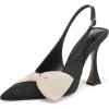 imageSam Edelman Womens Onia Bow Slingback PumpsBlackHoney Sand
