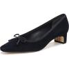 imageSam Edelman Womens Rinda Suede Ballet HeelsMidnight Blue
