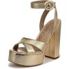 imageSam Edelman Womens Savannah Platform HeelsAmber Gold