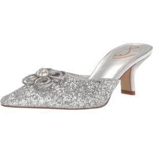 imageSam Edelman Womens Brit MulesSoft Silver