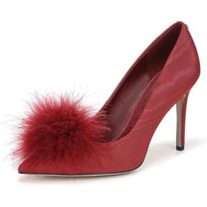 imageSam Edelman Womens Hazel Plush PumpDeep Scarlet