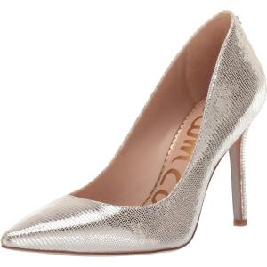 imageSam Edelman Womens Hazel Pointed Toe PumpMolten Gold New Glamour Lizard Print Leather