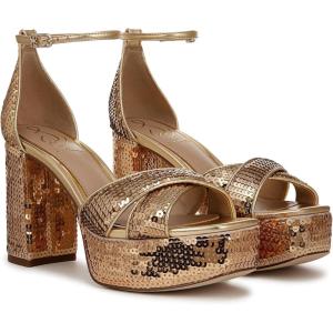 imageSam Edelman Womens Jullian HeelsAmber Gold Sequin