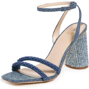 imageSam Edelman Womens Kia SandalsWashed New Blue Beaded