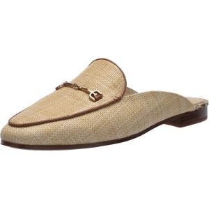 imageSam Edelman Womens Linnie Flat MulesBleached Beechwood Woven