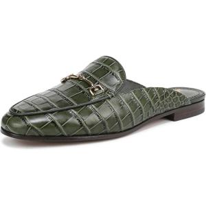 imageSam Edelman Womens Linnie Flat MulesBright Olive