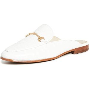 imageSam Edelman Womens Linnie Flat MulesBright White Leather