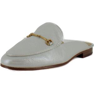 imageSam Edelman Womens Linnie Flat MulesSilver Striped Leather