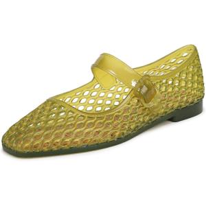 imageSam Edelman Womens Michaela Jelly FlatsGreen Limon