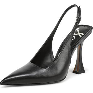 imageSam Edelman Womens Odette Slingback HeelsBlack Smooth Leather
