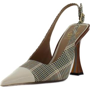 imageSam Edelman Womens Odette Slingback HeelsOat MultiAlpine Ivory