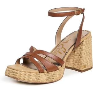 imageSam Edelman Womens Reese Platform SandalsRich Cognac
