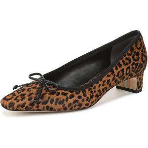 imageSam Edelman Womens Rinda Suede Ballet HeelsBrown Leopard Multi