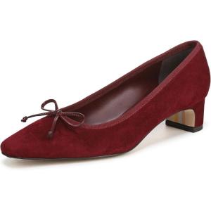 imageSam Edelman Womens Rinda Suede Ballet HeelsFrench Merlot