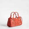 imageSam Edelman Marlowe Basket With Canvas Clutch Insert HandbagCayenne