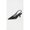 imageSam Edelman Womens Bianka Slingback PumpsBlack Polka Dot Mesh