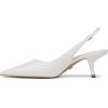 imageSam Edelman Womens Bianka Slingback PumpsBright White