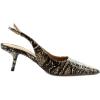 imageSam Edelman Womens Bianka Slingback PumpsMocha Taupe Python Print