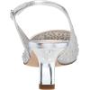 imageSam Edelman Womens Bianka Slingback PumpsSoft Silver Mesh