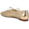 imageSam Edelman Womens Marcie Woven Mary Jane FlatsAmber Gold