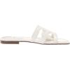 imageSam Edelman Womens Yaro Heeled Sandal Soft Nude LeatherBright White Patent
