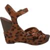 imageSam Edelman Womens Yaro Heeled Sandal Soft Nude LeatherBrown Leopard