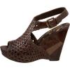 imageSam Edelman Womens Yaro Heeled Sandal Soft Nude LeatherDark Brown