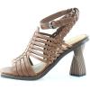 imageSam Edelman Womens Yaro Heeled Sandal Soft Nude LeatherDk Bourbon Leather