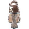 imageSam Edelman Womens Yaro Heeled Sandal Soft Nude LeatherDk Bourbon Leather