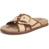imageSam Edelman Womens Darla SlidesBleached BeechwoodRich Cognac