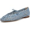 imageSam Edelman Womens Marcie Woven Mary Jane FlatsLight Denim Blue