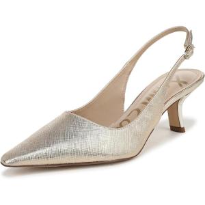 imageSam Edelman Womens Bianka Slingback PumpsGold Leaf Leather
