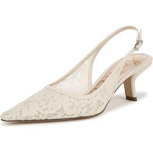 imageSam Edelman Womens Bianka Slingback PumpsIvory Lace