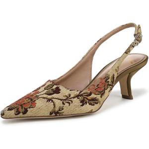 imageSam Edelman Womens Bianka Slingback PumpsNatural Floral Multi