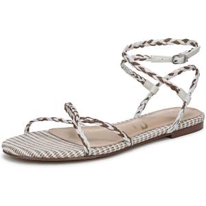 imageSam Edelman Womens Ellina Braided SandalsIvory Taupe Multi