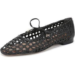 imageSam Edelman Womens Marcie Woven Mary Jane FlatsBlack