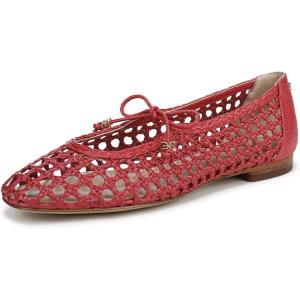 imageSam Edelman Womens Marcie Woven Mary Jane FlatsSummer Red