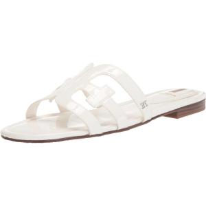 imageSam Edelman Womens Yaro Heeled Sandal Soft Nude LeatherBright White Patent