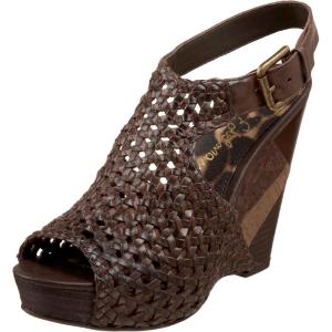 imageSam Edelman Womens Yaro Heeled Sandal Soft Nude LeatherDark Brown