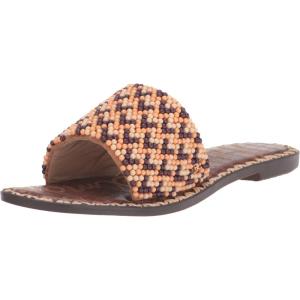 imageSam Edelman Womens Yaro Heeled Sandal Soft Nude LeatherLight Cuoio Brown Multi