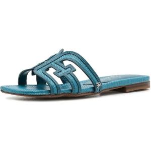 imageSam Edelman Womens Yaro Heeled Sandal Soft Nude LeatherPacific Teal